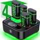 thumbnail image 1 of Cargador con paquete de baterías recargables de 4x4800 mWh para Xbox, 1 of 7