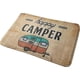 thumbnail image 2 of Felpudo de camping Happy Camper, de goma, antideslizante, para interior, exterior, puerta de entrada y baño, 40 x 60 cm (24 x 16 pulgadas), 2 of 7