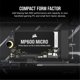 thumbnail image 2 of SSD Corsair MP600 Micro de 2 TB M.2 NVMe PCIe x4 Gen4, 2 of 5