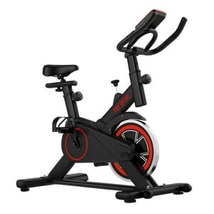 Bicicleta Spinning Estática Con Monitor Yepsport Negro