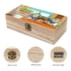 thumbnail image 3 of Omar y Hana: Telón de Fondo Caja Organizadora de Madera Rústica - Caja Decorativa Multifuncional para Escritorio, Hogar, Oficina, Joyas y Manualidades, 3 of 6