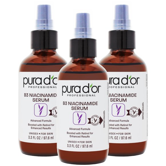 Suero facial PURA D'OR B3 Niacinamida Avanzado 3 × 97.6 ml