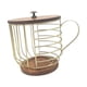 thumbnail image 2 of Soporte Para Cápsulas De Café, Cesta De Almacenamiento De Cápsulas De Café De Hierro Para Cafeterías, Mostrador, Hotel, Dorado, 2 of 5