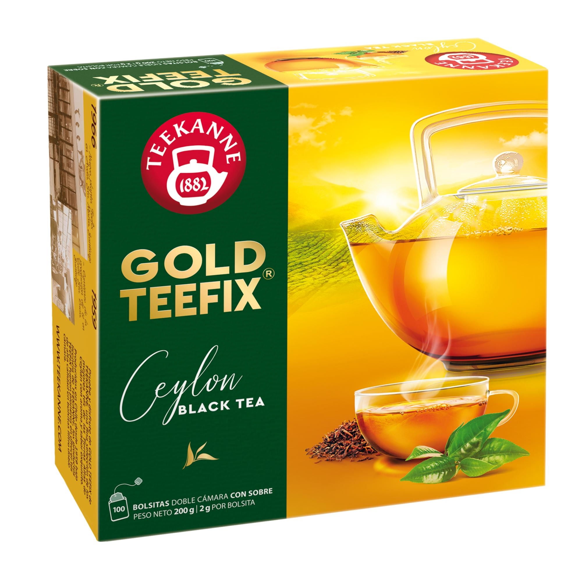 Té Gold Teefix Caja 100 Un Teekanne