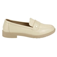 Mocasín New Walk Audrey Confort Beige