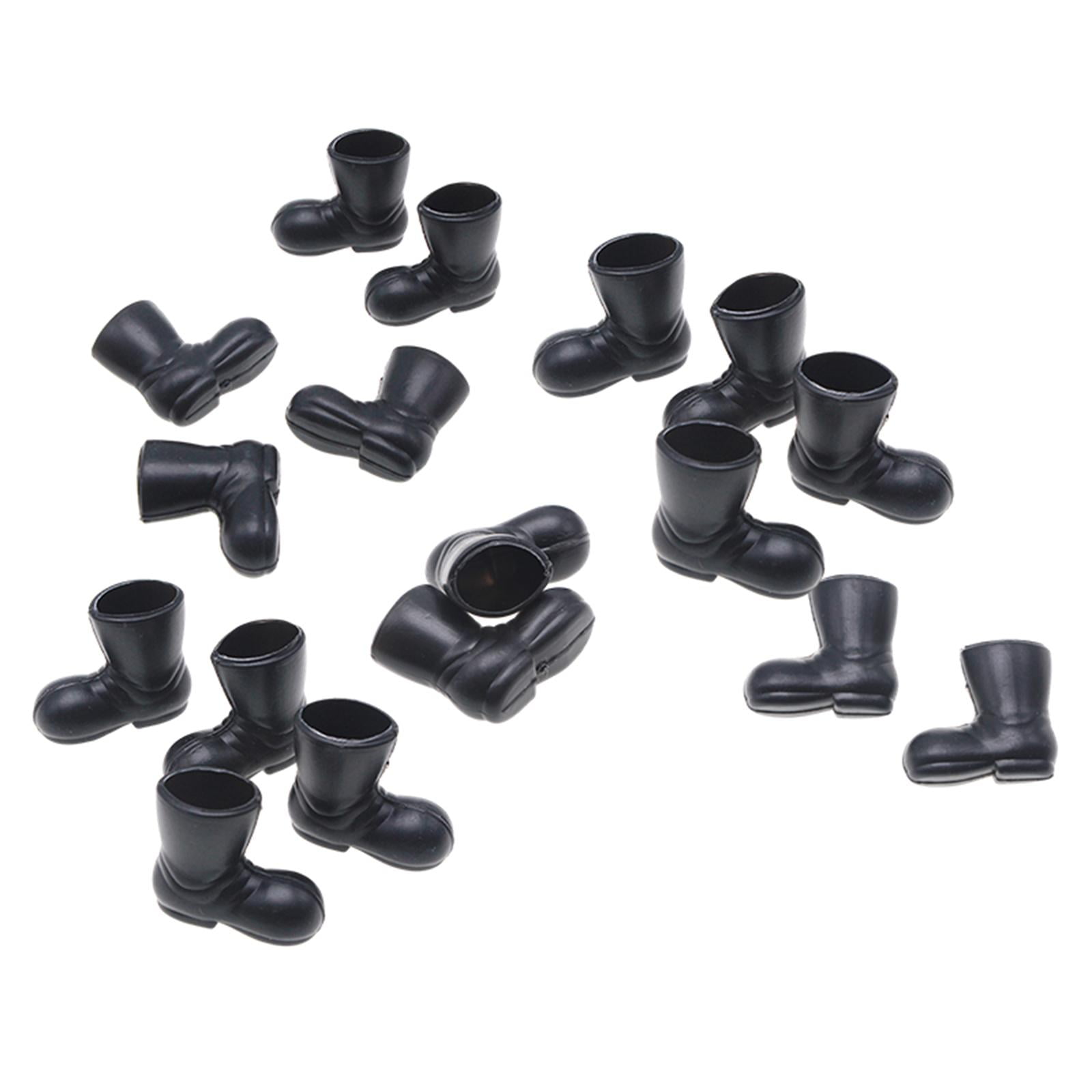 Bothyi - Botas De Casa De Muñecas De Goma A Escala 1/12, 10 Pares Para Proyectos De Bricolaje, Caja Para Habitación De Cocina