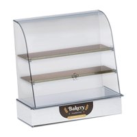 Bothyi - 1:12 Dollhouse Panadería Vitrina Modelo Para Diseño Proyectos De Bricolaje Diy Paisaje Marrón Estante