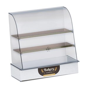 Bothyi - 1:12 Dollhouse Panadería Vitrina Modelo Para Diseño Proyectos De Bricolaje Diy Paisaje Marrón Estante