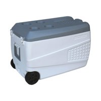 Cooler Roller Con Ruedas Husky 50 Litros Princeware Blanco Tamano Unico