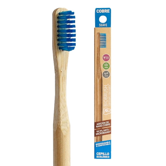 Cepillo Dental Biodegradable Dental Azul Biobrush 1 Un Biobrush