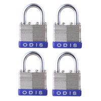 Pack 4 Candados Laminado Odis 40Mm - Llaves Iguales