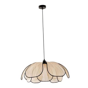 Ioensy - Lámpara De Araña De Tela Nórdica Estilo Bohemio Para Pasillo, Dormitorio, Estudio, 50 Cm