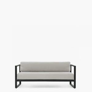 Form Design - Sofá 2C Montego Ole Negro/Beige