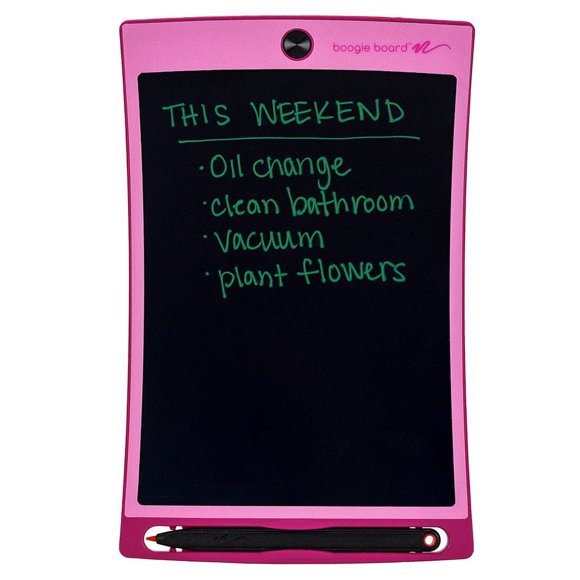 Tablet de Escritura Boogie Board 8.5" Rosa – Bloc de Notas Digital