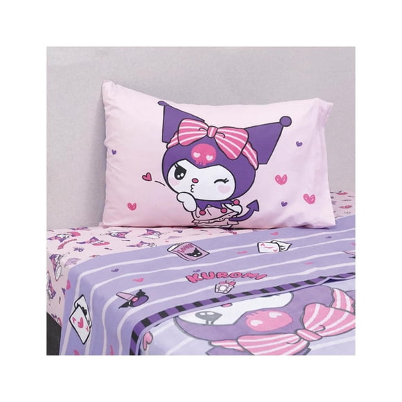 Sabanas infantil microfribra 1.5 plazas Kuromi