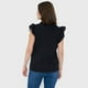 thumbnail image 2 of Blusa Mujer Cuello Mao Vuelos Negro Corona, 2 of 5