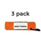 thumbnail image 2 of Set de 3 toallas para tiro de microfibra naranja brillante 41 cm, 2 of 2