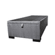 thumbnail image 1 of Base De Cama Baúl 1 Plaza Felpa Beige Con Mecanismo, 1 of 2