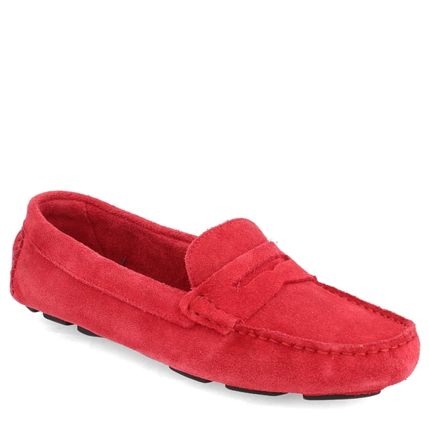 MOCASÍN MUJER BATA 060-WALKWAY ROJO
