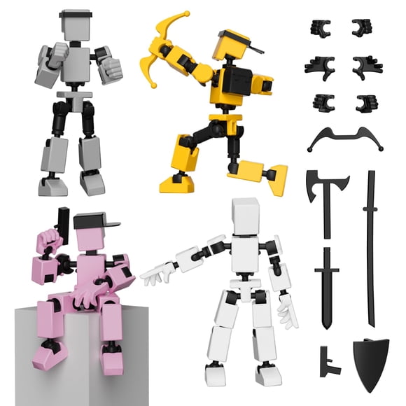 Set de figuras de acción Mini Titan T-13 Luck Dummy Robot 13
