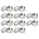 thumbnail image 4 of Latas Redondas De Metal, Caja Vacía Multiusos, Botella, Mini Caja De Lata Portátil, Contenedores, 10 Uds., 65mm X 25mm, Tapa Transparente Plateada, 4 of 4