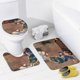 thumbnail image 4 of Detective Conan Caso Cerrado theme 4 piece Shower Curtain Set With Rugs Waterproof Bathroom Decor Set Includes Bath Mat U shaped Rug Toilet Lid Cover And Curtain With Hooks, 4 of 6