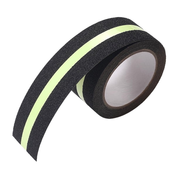 Brillando En La Oscura Cinta Antideslizante Escaleras Para Cinta Reflectante Interior O Exterior De 10 M De Negro