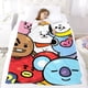 thumbnail image 5 of BT21 anti-pilling, suave, ligera, esponjosa y acogedora de lujo para hogar y cocina – Perfecta para niños y adultos,120X180cm, 5 of 6