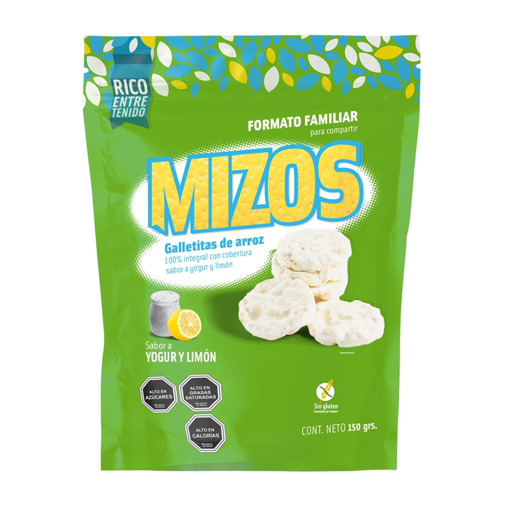 MIZOS Galleta de Arroz Yogurt Limón