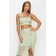 thumbnail image 1 of Conjunto de Top de Tirantes con Tachuelas y Minifalda con Abertura, 1 of 5