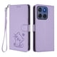 thumbnail image 1 of Motorola Edge 60 5G Funda Billetera de Gato, Lila Claro, 1 of 6