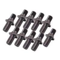 Magideal - Varillas De Tensión De Tambor Antióxido De Metal, 10 Uds., Rosca Profunda Suave, Tornillo Fijo Fuerte Para Tambor De Caja, Piezas De Repuesto De Bombo M6X10Mm