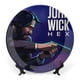 thumbnail image 1 of John Wick Plato decorativo de porcelana fina (bone china), plato decorativo de cerámica para hogar, oficina, soporte de pared, platos decorativos para dormitorio - 6 pulgadas (15 cm), 1 of 6