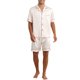thumbnail image 1 of INSPIRE CHIC Conjunto de Pijamas de Satén para Hombres de Manga Corta Ropa de Dormir de Dos Piezas con Bolsillos Pijamas Suaves para Dormir M Champán, 1 of 6