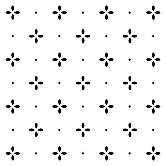 Plantilla decorativa Designer Stencils Petite Allover Pattern FS118