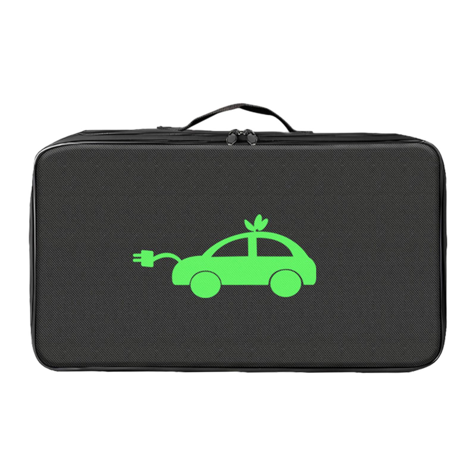 Ioensy - Bolsa De Almacenamiento De Cables Ev, Estuche De Transporte De Cables Con Cremallera Daul Para Vehículos Eléctricos, Forma Rectangular