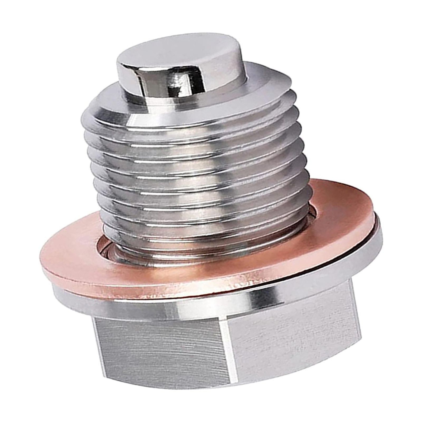 Magideal - Tornillo De Tapón De Drenaje De Aceite M18X1.5 Antifugas Fácil De Instalar Perno De Imán De Neodimio