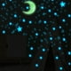 thumbnail image 1 of 111pcs, Star And Moon Combination 3D Wall Sticker Living Room Bedroom Decoration For Kids Room Home Glow In The Dark Stickers, 1 of 5