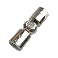 Bothyi - Conector De Esquina De Varilla Resistente Para Barras De Cortina De Ventana Salediza, Ángulo Ajustable De 19Mm Pulido