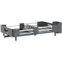 Wakeshome - Secaplatos Expandible Escurridor Cocina Retractil Con Drenaje