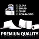 thumbnail image 5 of Rollo de papel térmico Gorilla Supply, 55 g/m², 80 mm x 70 m, 10 rollos, 5 of 7