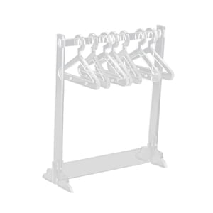 Magideal - Soporte Para Estante De Pendientes, Soporte Para Perchas, Armario Único Para Pendientes, Soporte De Exhibición De Pendientes Acrílicos, Organizador De , Claro, 16Cmx15Cmx5Cm