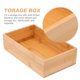 thumbnail image 3 of Caja de Almacenamiento de Bambú y Madera Tablzone Caqui, 3 of 9