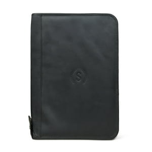 Folio Cuero Genuino Y Gamuza Sharo Classic Leather
