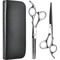 Genérico - Set Tijeras Filo Navaja + Entresacadora