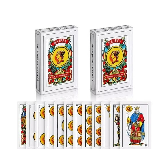 Naipe Español 12 Mazos De Cartas