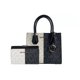 thumbnail image 2 of Cartera + Billetera Michael Kors Medium Two-Tone Logo Crossbody and Bifold Wallet Set Black Combo, 2 of 3