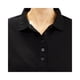 thumbnail image 2 of Polera Polo Comfort Spandex Manga Corta Mujer Negro Talla XL, 2 of 3