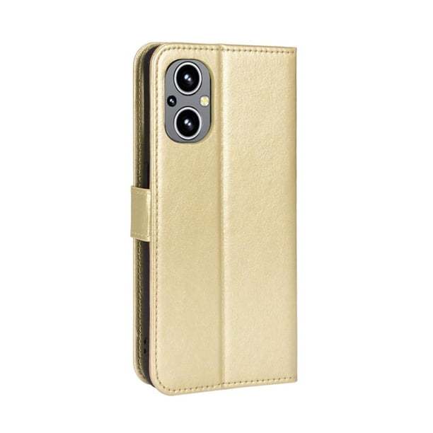 Funda tipo libro para OPPO Reno 8 Lite 5G, cartera todo‑en‑uno, funda multifuncional con tarjetero y correa de muñeca desmontable