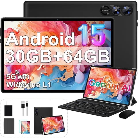 Tablet Fezawio F11 10 Android 15 30Gb Ram 64Gb Gemini Ai